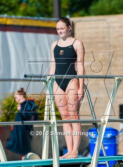 Thumbnail 2 in CIF State Girls Diving Championships photogallery.