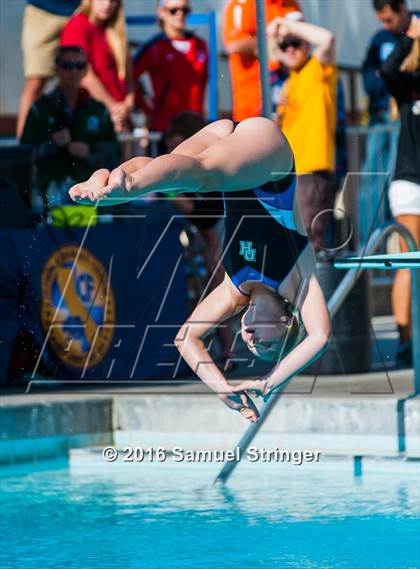 Thumbnail 1 in CIF State Girls Diving Championships photogallery.