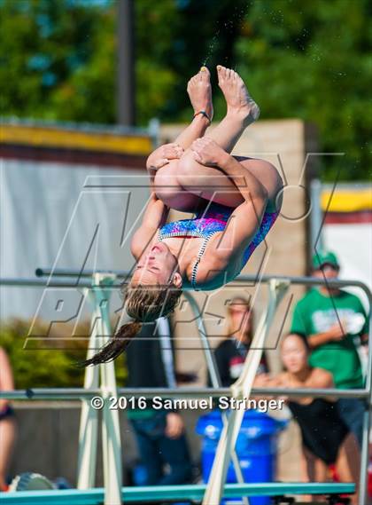 Thumbnail 3 in CIF State Girls Diving Championships photogallery.