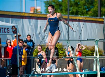 Thumbnail 2 in CIF State Girls Diving Championships photogallery.