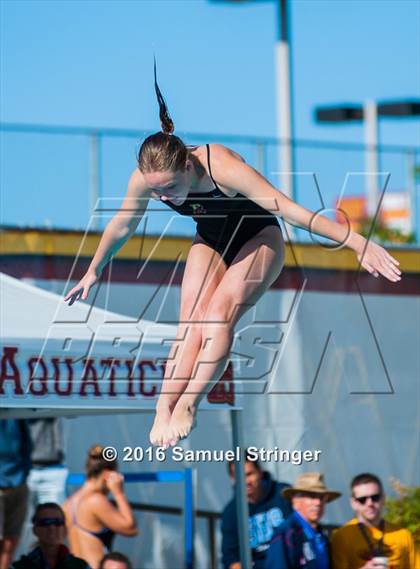 Thumbnail 2 in CIF State Girls Diving Championships photogallery.