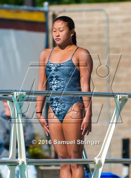 Thumbnail 1 in CIF State Girls Diving Championships photogallery.