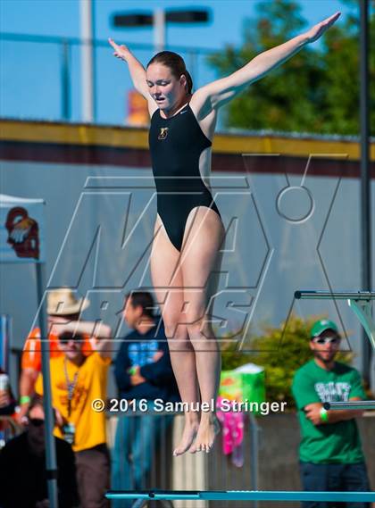 Thumbnail 1 in CIF State Girls Diving Championships photogallery.
