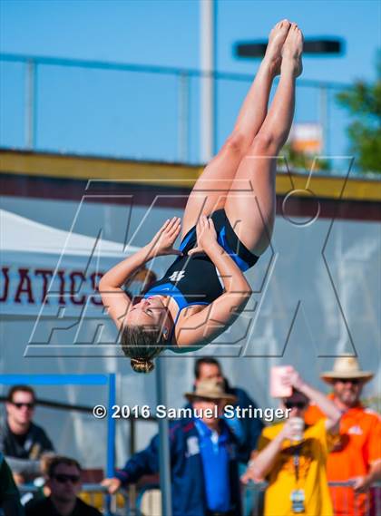 Thumbnail 2 in CIF State Girls Diving Championships photogallery.