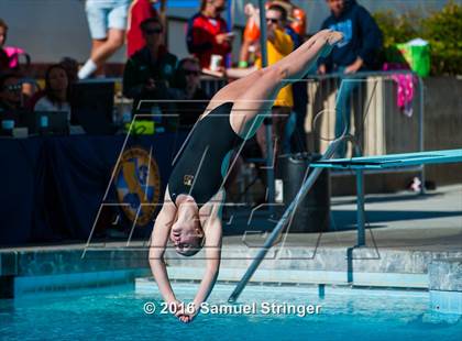 Thumbnail 2 in CIF State Girls Diving Championships photogallery.