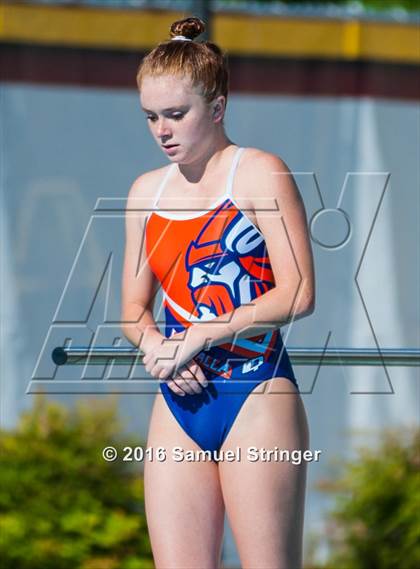 Thumbnail 2 in CIF State Girls Diving Championships photogallery.