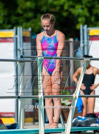 Thumbnail 1 in CIF State Girls Diving Championships photogallery.