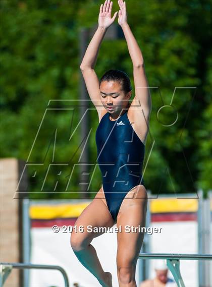 Thumbnail 1 in CIF State Girls Diving Championships photogallery.