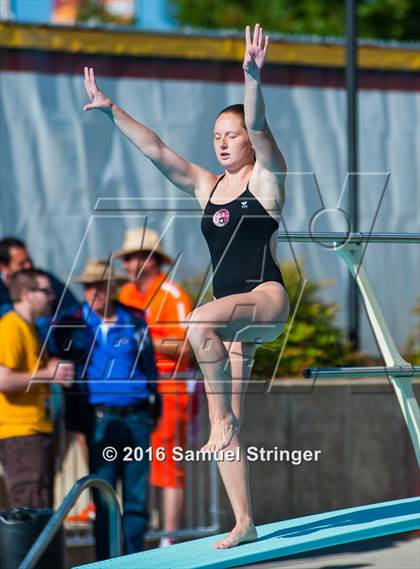 Thumbnail 1 in CIF State Girls Diving Championships photogallery.