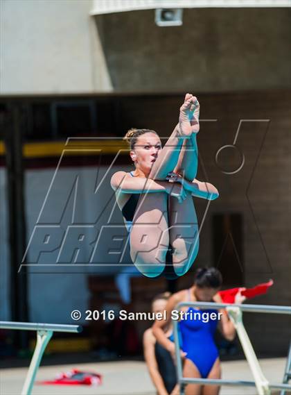 Thumbnail 1 in CIF State Girls Diving Championships photogallery.