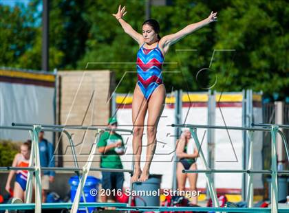 Thumbnail 3 in CIF State Girls Diving Championships photogallery.