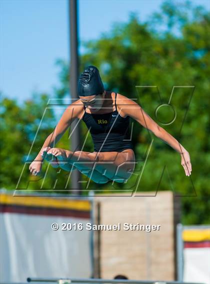 Thumbnail 3 in CIF State Girls Diving Championships photogallery.