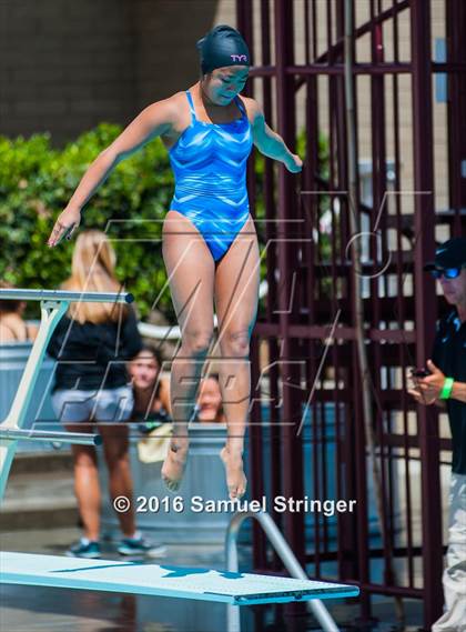 Thumbnail 1 in CIF State Girls Diving Championships photogallery.