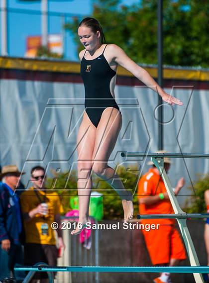 Thumbnail 2 in CIF State Girls Diving Championships photogallery.
