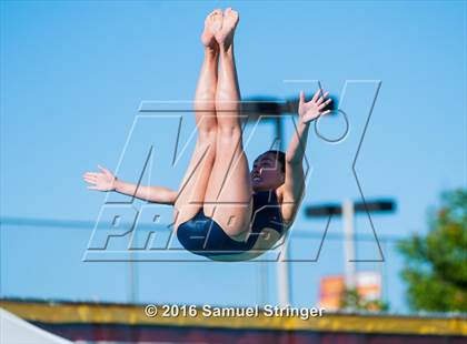 Thumbnail 2 in CIF State Girls Diving Championships photogallery.