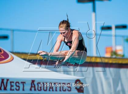 Thumbnail 1 in CIF State Girls Diving Championships photogallery.