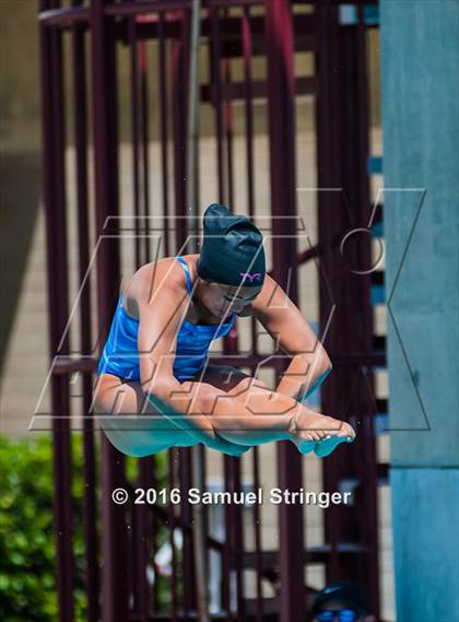 Thumbnail 1 in CIF State Girls Diving Championships photogallery.
