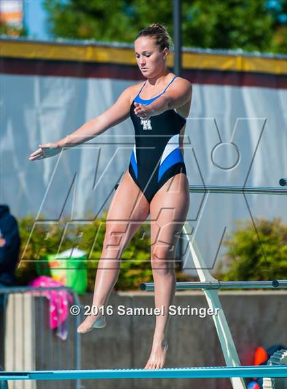 Thumbnail 2 in CIF State Girls Diving Championships photogallery.