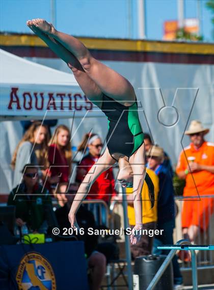 Thumbnail 3 in CIF State Girls Diving Championships photogallery.