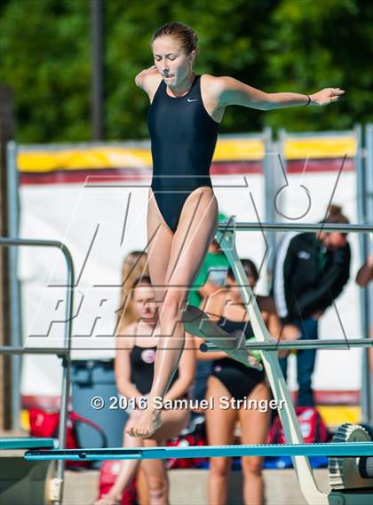 Thumbnail 2 in CIF State Girls Diving Championships photogallery.