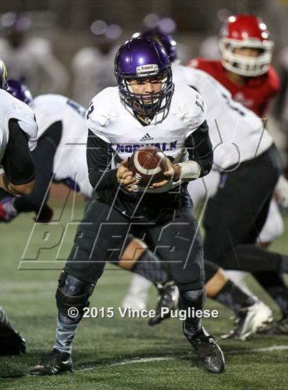 Thumbnail 3 in Norwalk @ Burroughs (CIF SS Playoffs) photogallery.
