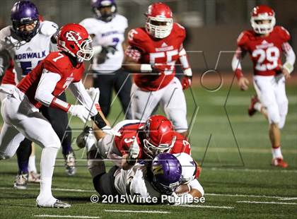 Thumbnail 1 in Norwalk @ Burroughs (CIF SS Playoffs) photogallery.