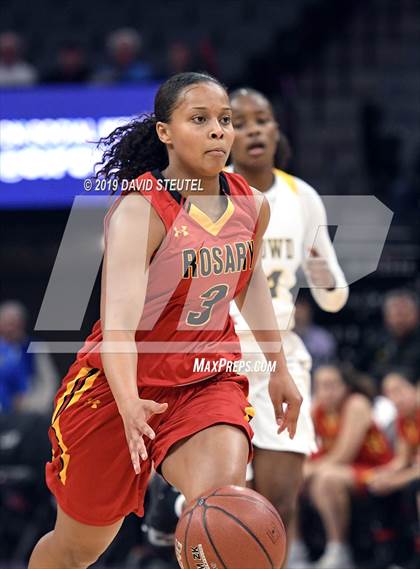Thumbnail 3 in Rosary Academy vs. Bishop O'Dowd (CIF State D1 Final) photogallery.