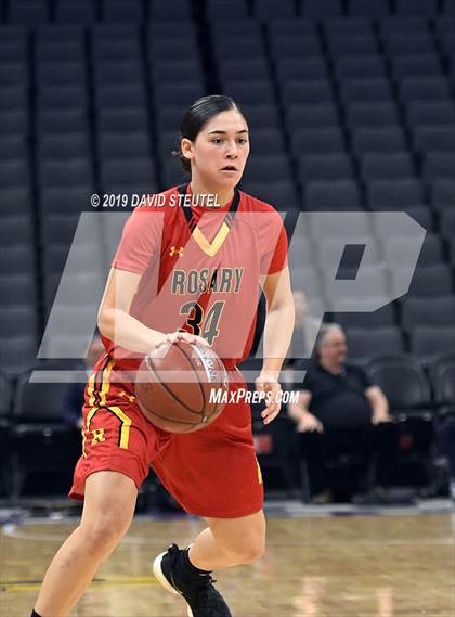 Thumbnail 3 in Rosary Academy vs. Bishop O'Dowd (CIF State D1 Final) photogallery.