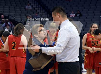 Thumbnail 2 in Rosary Academy vs. Bishop O'Dowd (CIF State D1 Final) photogallery.