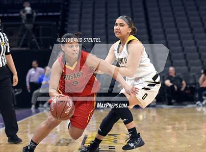 Thumbnail 3 in Rosary Academy vs. Bishop O'Dowd (CIF State D1 Final) photogallery.