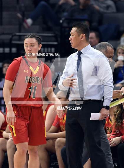 Thumbnail 3 in Rosary Academy vs. Bishop O'Dowd (CIF State D1 Final) photogallery.