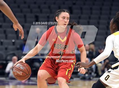 Thumbnail 3 in Rosary Academy vs. Bishop O'Dowd (CIF State D1 Final) photogallery.