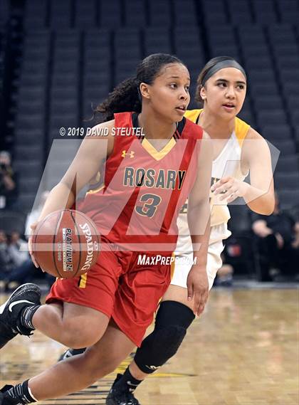 Thumbnail 1 in Rosary Academy vs. Bishop O'Dowd (CIF State D1 Final) photogallery.