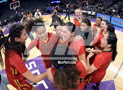 Thumbnail 3 in Rosary Academy vs. Bishop O'Dowd (CIF State D1 Final) photogallery.
