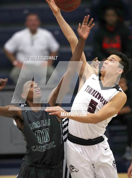 Thumbnail 2 in Moreau Catholic vs. Woodcreek (MaxPreps MLK Classic) photogallery.