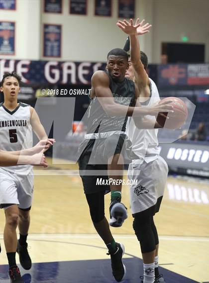 Thumbnail 1 in Moreau Catholic vs. Woodcreek (MaxPreps MLK Classic) photogallery.