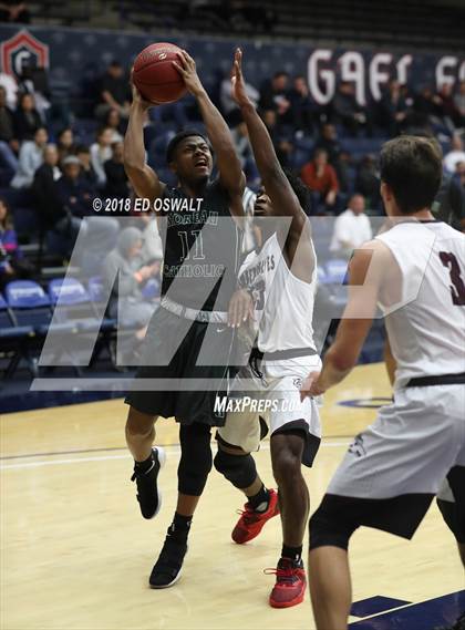 Thumbnail 2 in Moreau Catholic vs. Woodcreek (MaxPreps MLK Classic) photogallery.