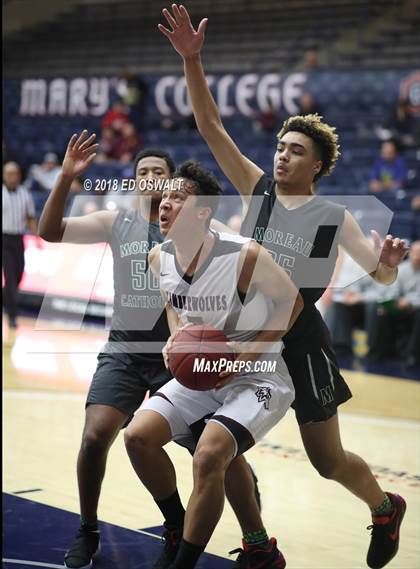 Thumbnail 2 in Moreau Catholic vs. Woodcreek (MaxPreps MLK Classic) photogallery.