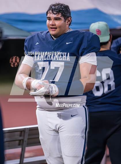 Thumbnail 2 in Kamehameha Maui vs. Roosevelt (HHSAA D2 Semifinal) photogallery.