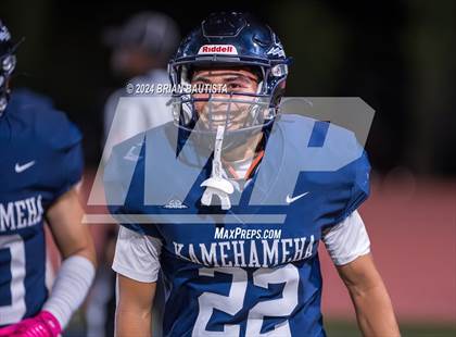 Thumbnail 2 in Kamehameha Maui vs. Roosevelt (HHSAA D2 Semifinal) photogallery.