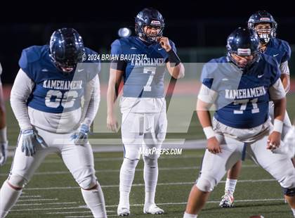 Thumbnail 3 in Kamehameha Maui vs. Roosevelt (HHSAA D2 Semifinal) photogallery.