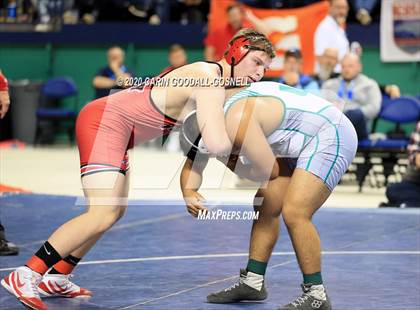 Thumbnail 2 in NCHSAA Wrestling Championship (Finals 220 lb) photogallery.