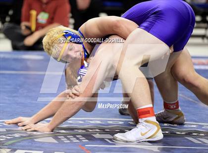 Thumbnail 2 in NCHSAA Wrestling Championship (Finals 220 lb) photogallery.