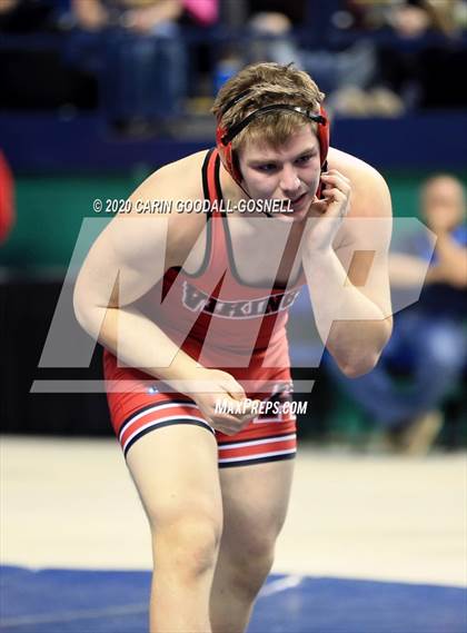Thumbnail 2 in NCHSAA Wrestling Championship (Finals 220 lb) photogallery.