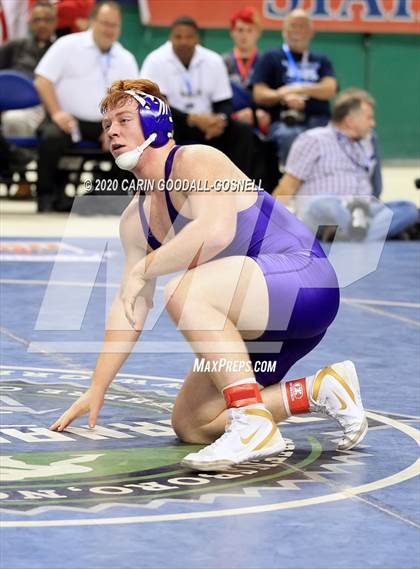 Thumbnail 2 in NCHSAA Wrestling Championship (Finals 220 lb) photogallery.