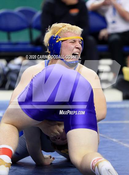 Thumbnail 3 in NCHSAA Wrestling Championship (Finals 220 lb) photogallery.