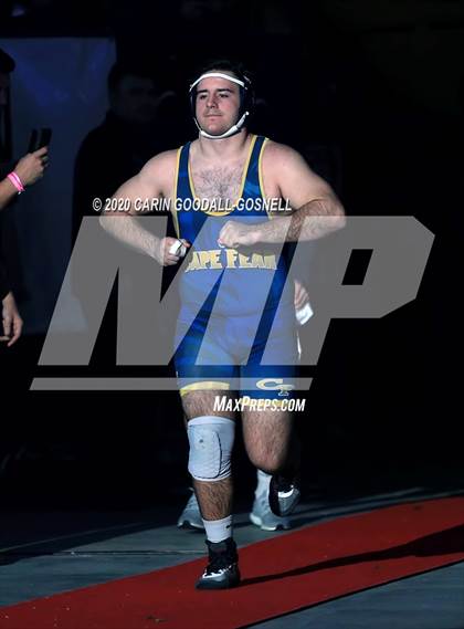 Thumbnail 2 in NCHSAA Wrestling Championship (Finals 220 lb) photogallery.