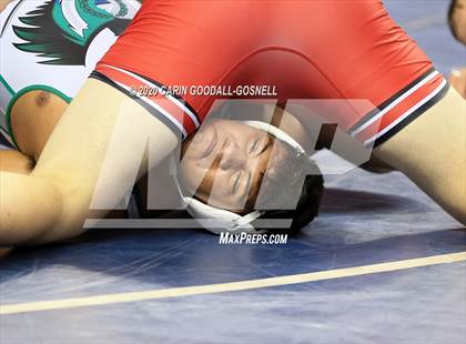 Thumbnail 2 in NCHSAA Wrestling Championship (Finals 220 lb) photogallery.