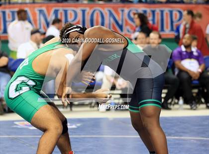 Thumbnail 2 in NCHSAA Wrestling Championship (Finals 220 lb) photogallery.