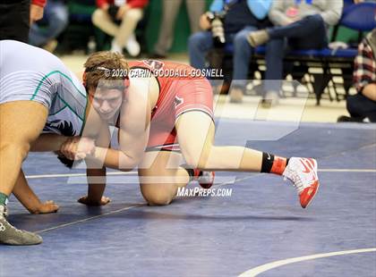 Thumbnail 1 in NCHSAA Wrestling Championship (Finals 220 lb) photogallery.
